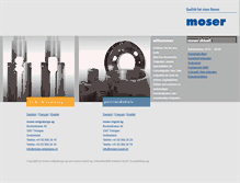 Tablet Screenshot of moser-entgratung.ch